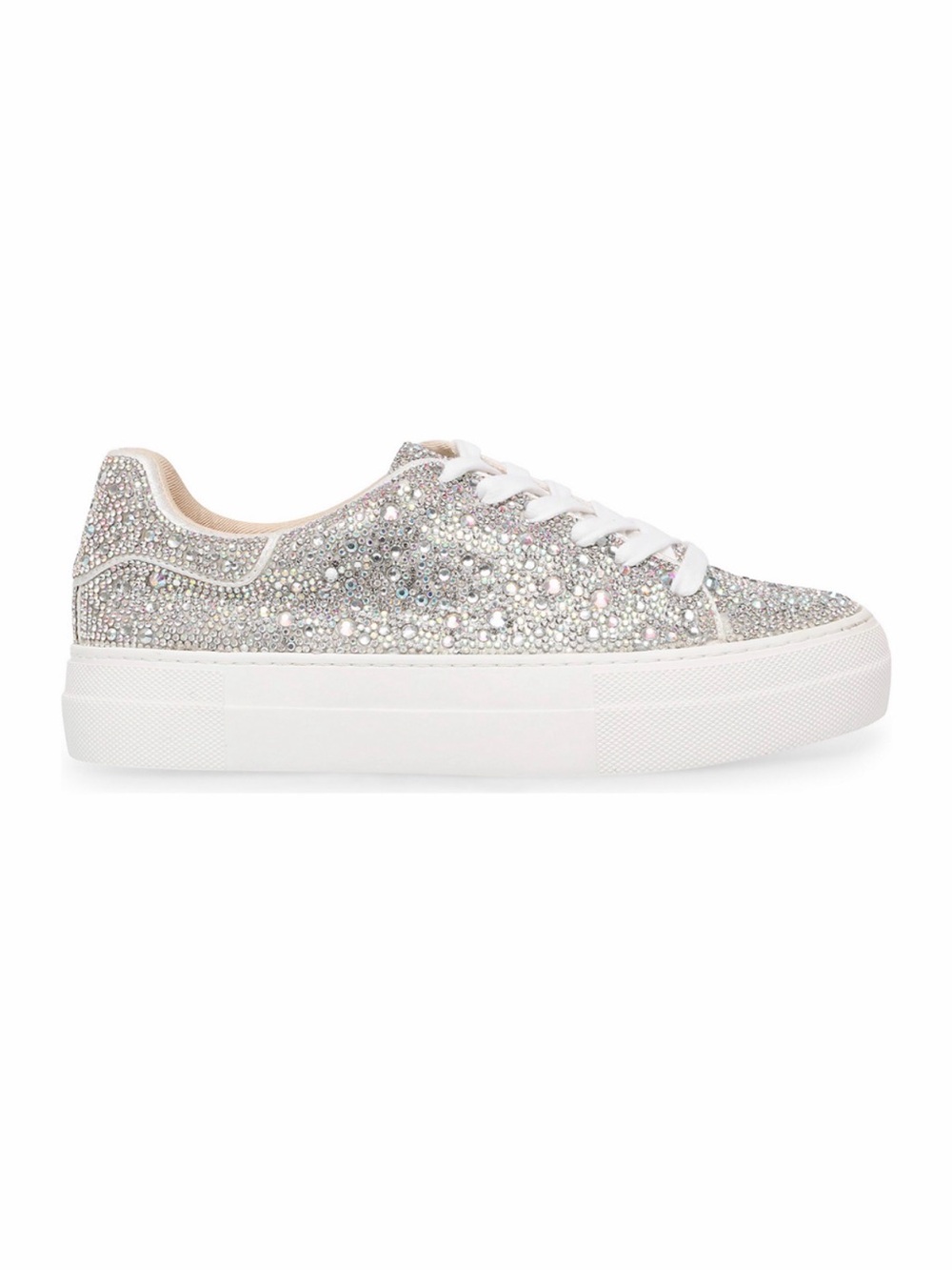 Betsey Johnson ‘Sidny’ Rhinestone Platform Sneakers Size 7.5
